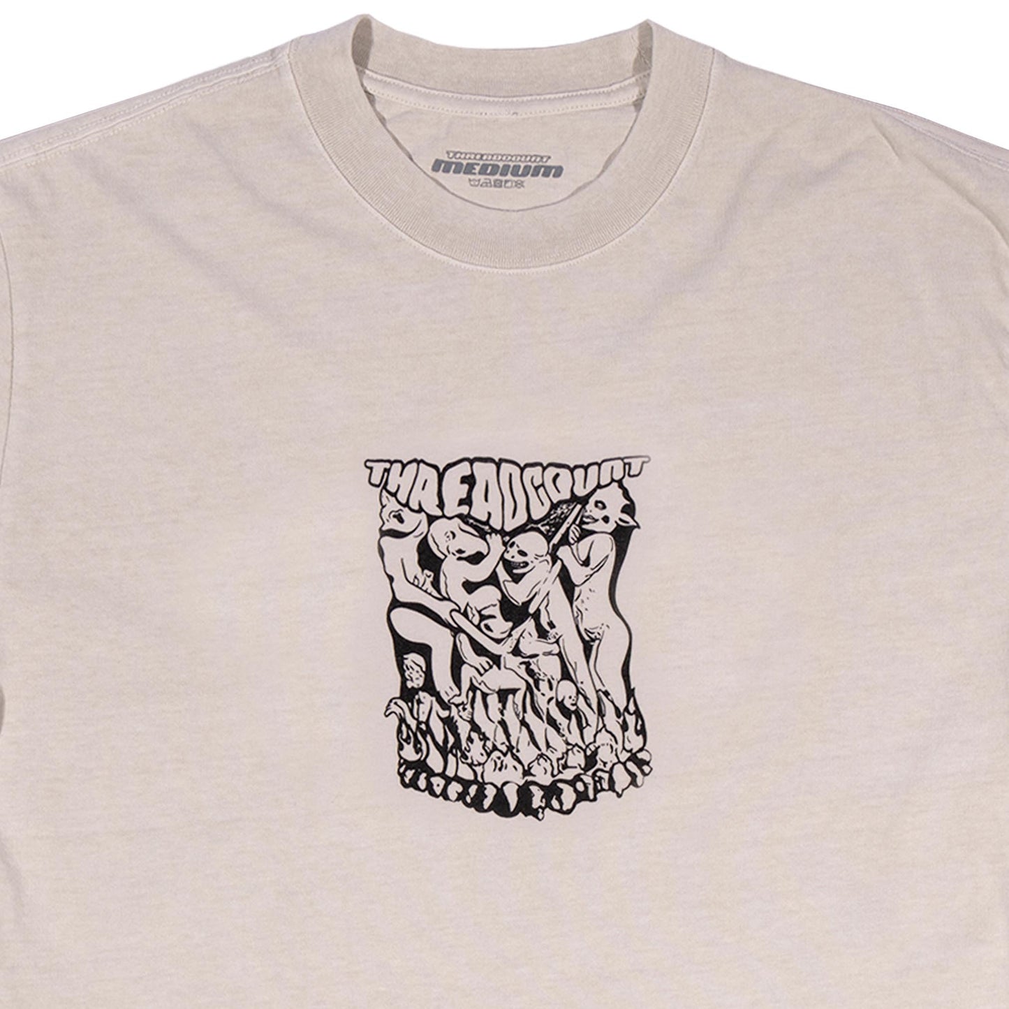 Doom Stone Tee - Faded Bone
