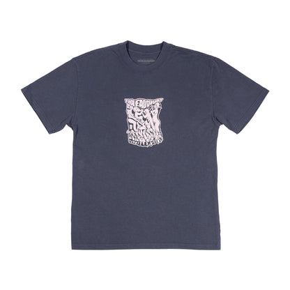 Doom Stone Tee - Faded Indigo