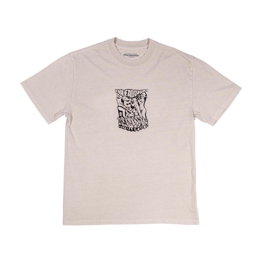 Doom Stone Tee - Faded Bone