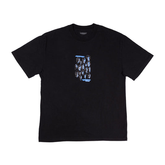 People Look Funny Tee - Faded Black