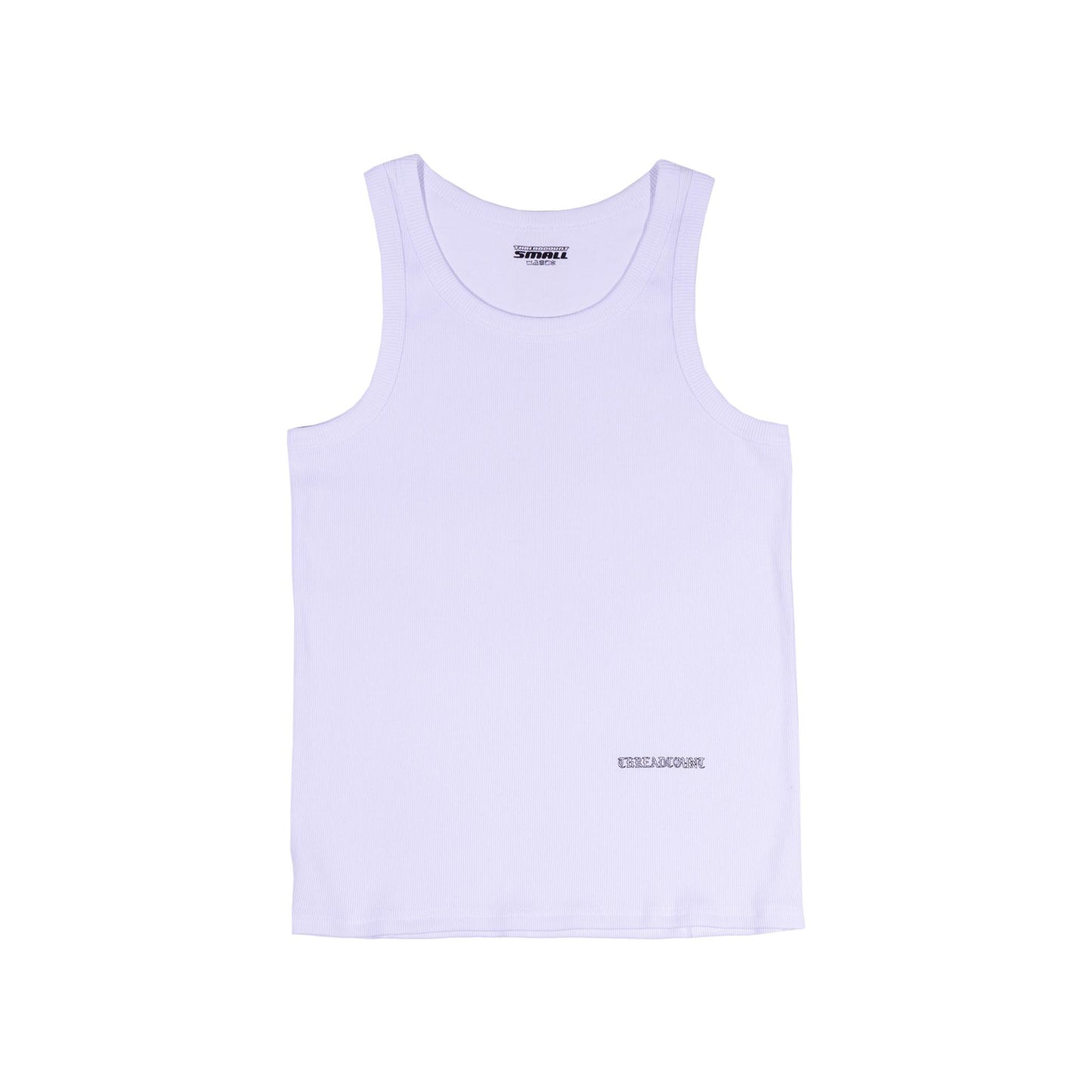 Classic Ribbed Vest - White